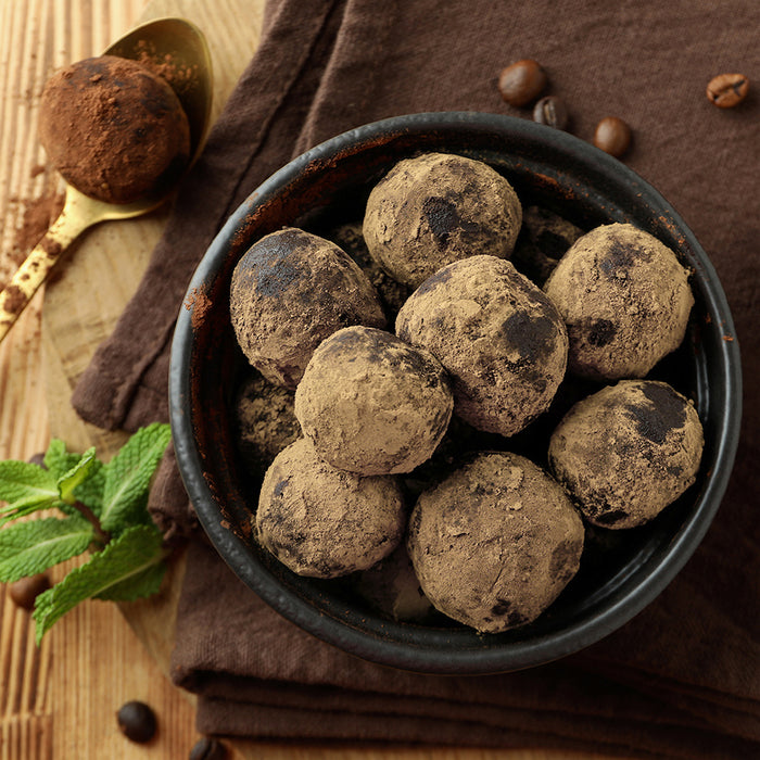 Chocolate Peanut Butter Maca Truffles