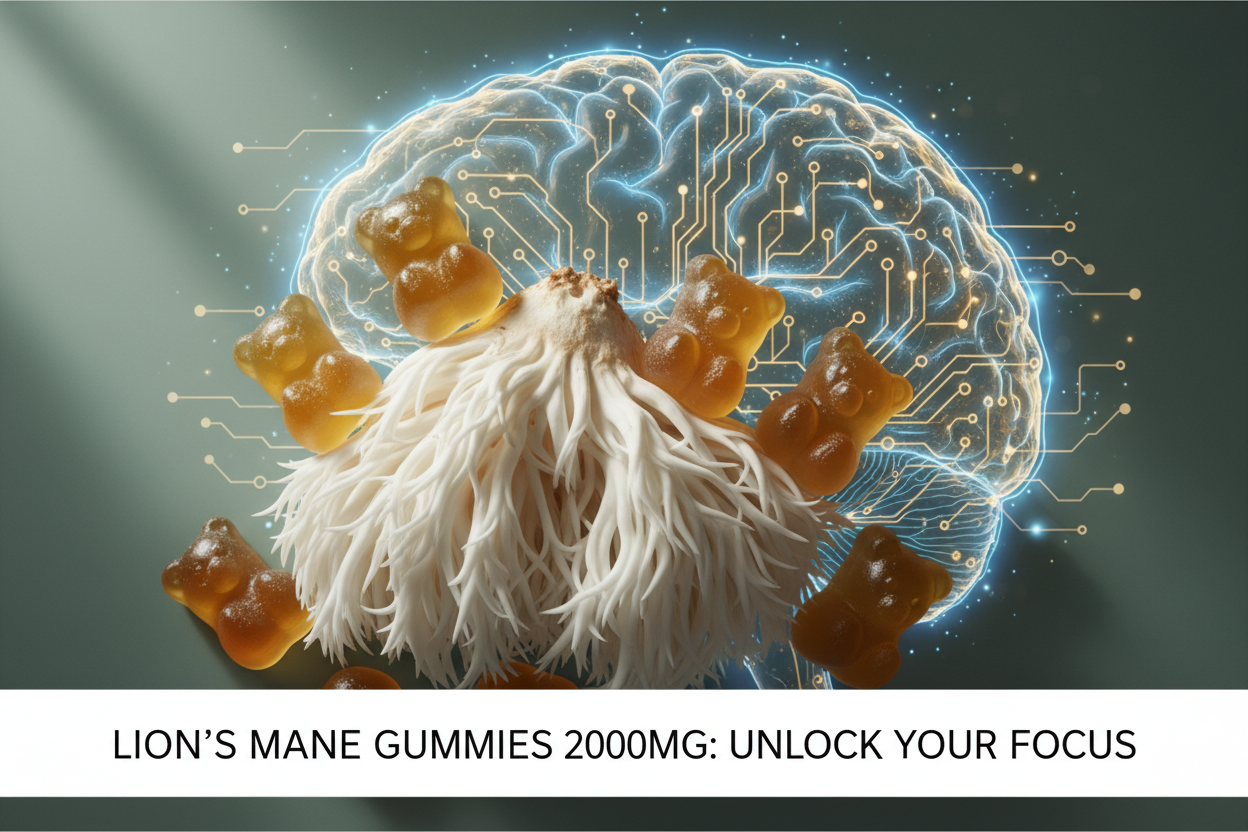 Lion’s Mane Gummies 2000mg: The Complete UK Guide to Focus, Memory and Brain Health
