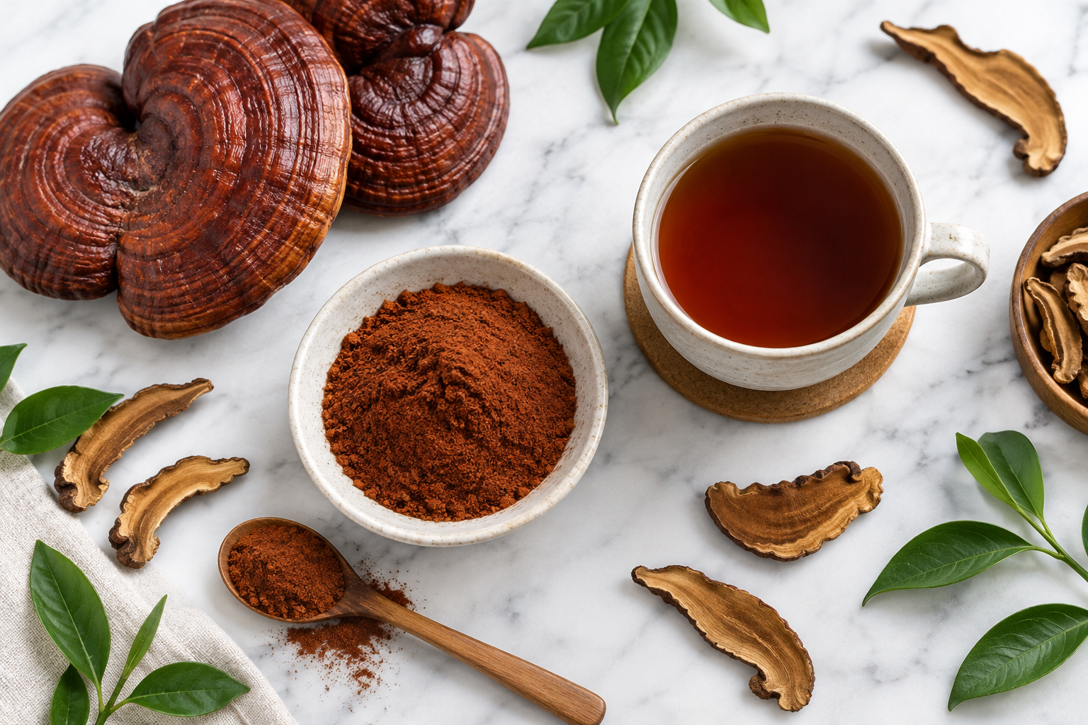 Organic Reishi Mushroom Powder UK: Sleep, Stress & Immune Guide