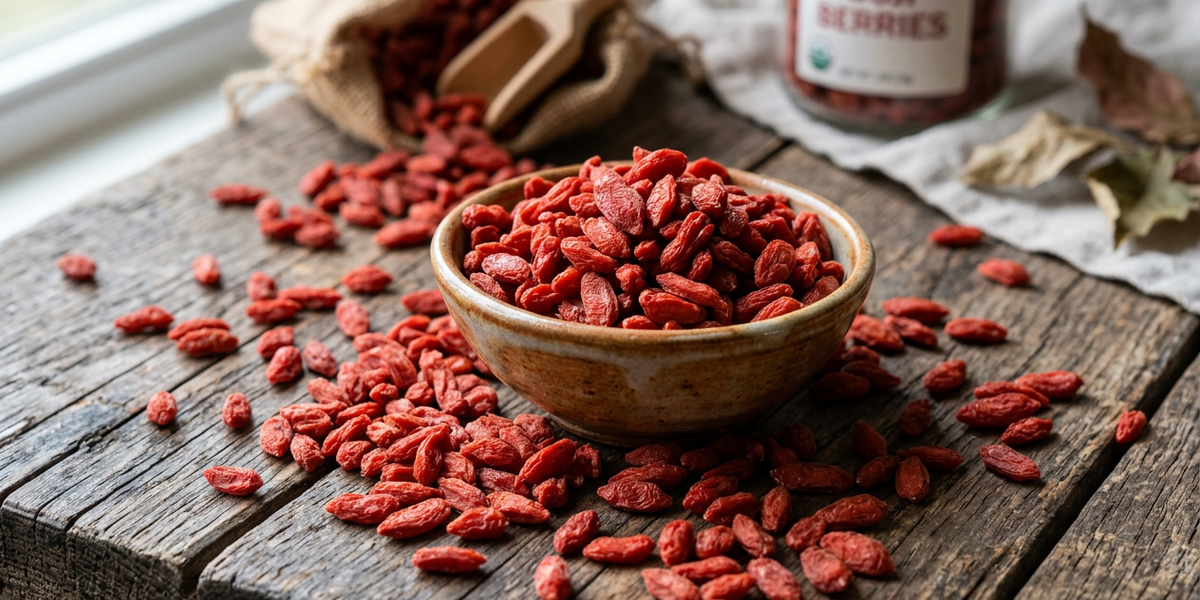 Organic Tibetan Goji Berries UK: Benefits, Nutrition & Sourcing — Yin ...