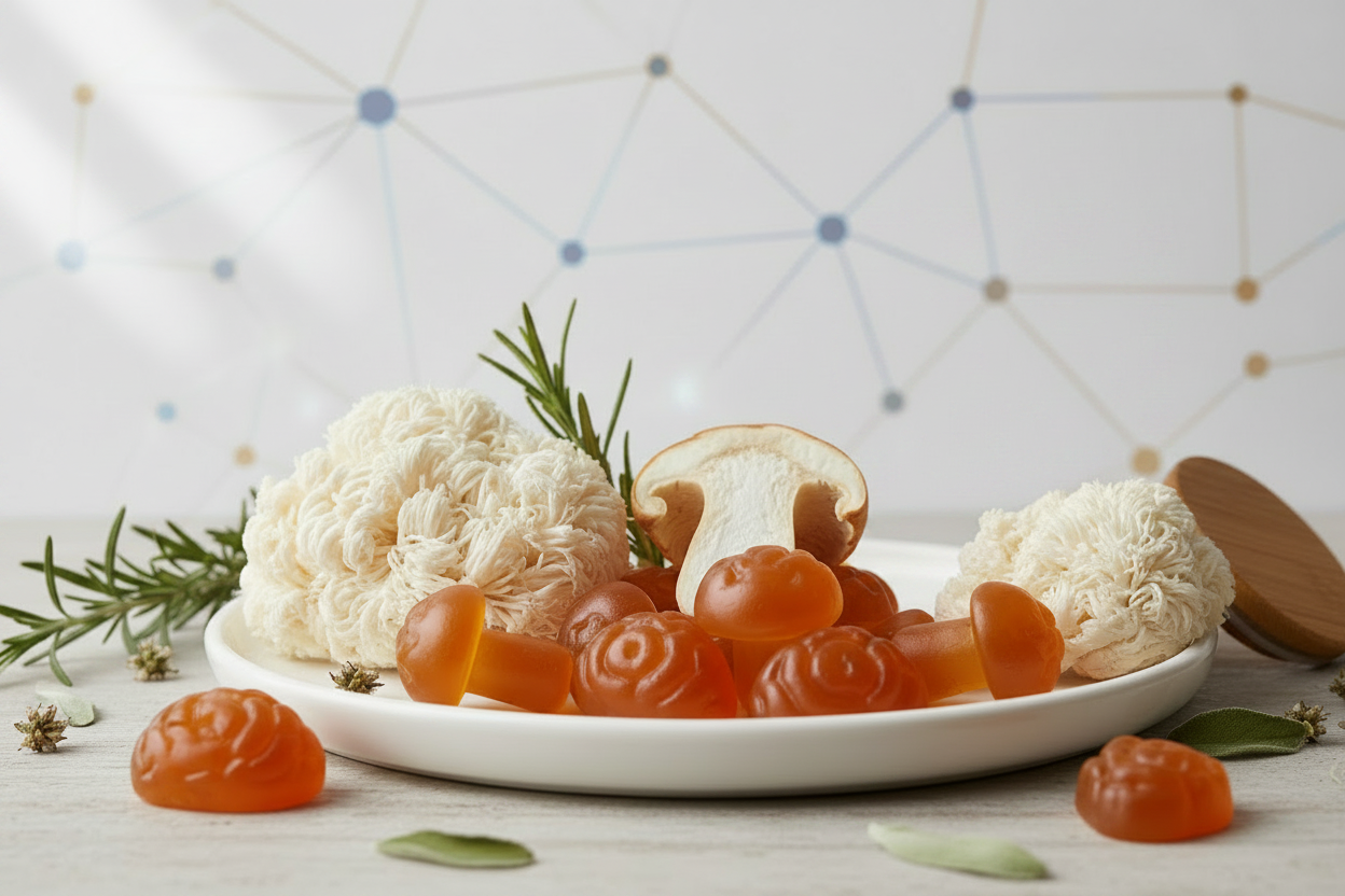Lion's Mane Gummies 2000mg Focus UK: Nootropic & Brain Guide