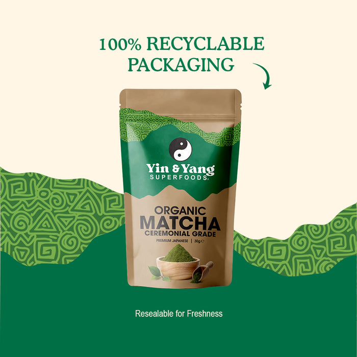 Organic Ceremonial Matcha Powder, Japanese 30g