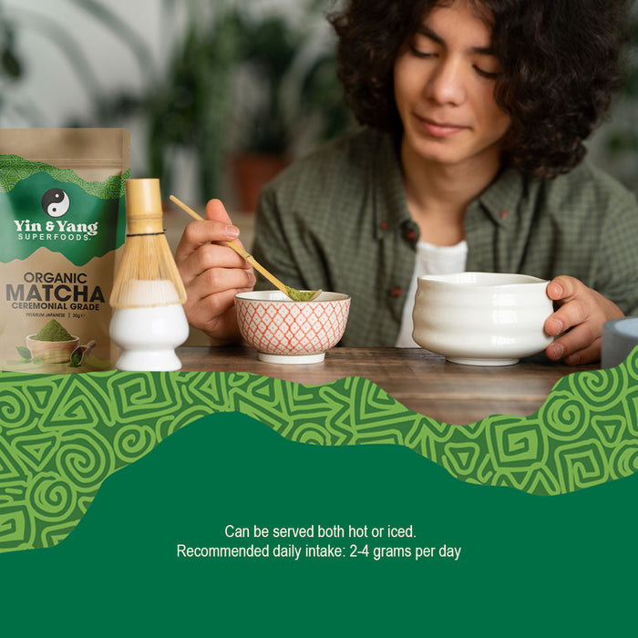 Organic Ceremonial Matcha Powder, Japanese 30g