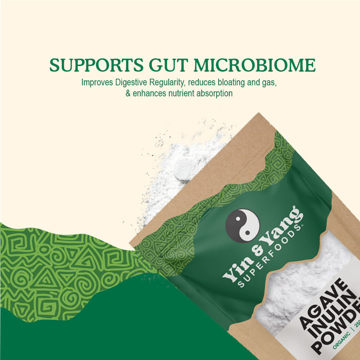 Agave Inulin Powder Organic Agave Inulin Powder — Yin & Yang Superfoods
