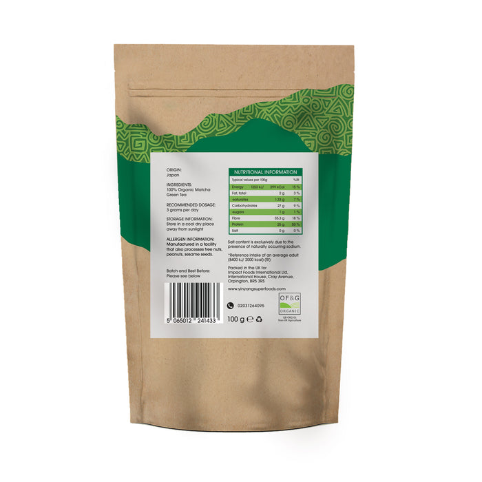 Organic Matcha Green Tea Powder